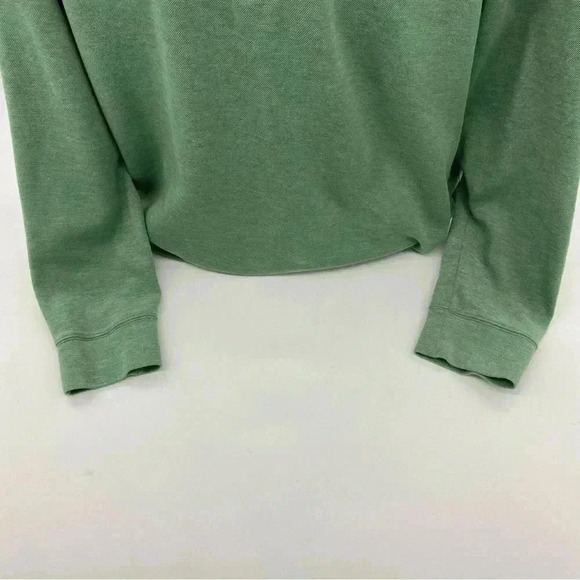 L.L. Bean 1/4 Zip Pullover Lakewashed Green XL - Picture 6 of 12
